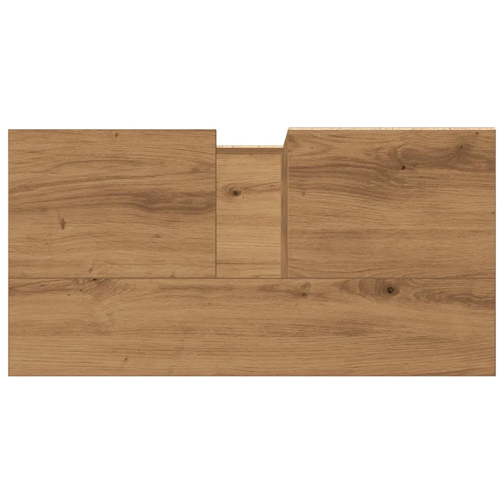Armadietto da Bagno | Armadio da bagno Rovere Artigianale 65x33x60cm in Truciolato