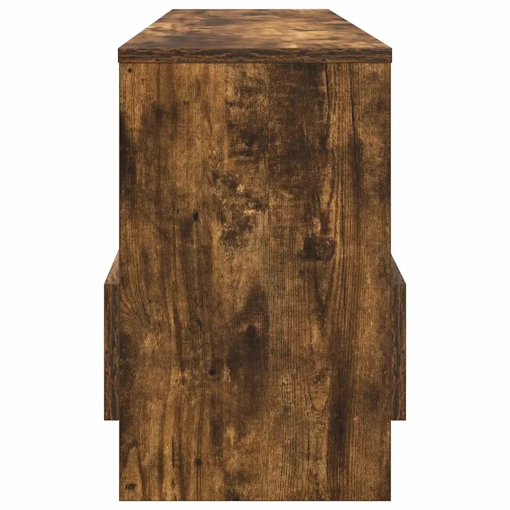 Scaffale per riviste Rovere fumé 102 x 30 x 45 cm 890964