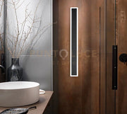 Applique in alluminio colore nero Wally biemissione LED 19W 3000K CRI?90 2008Lm