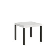 Tavolo allungabile 90/246x90 cm Everyday colore bianco frassino gambe antracite