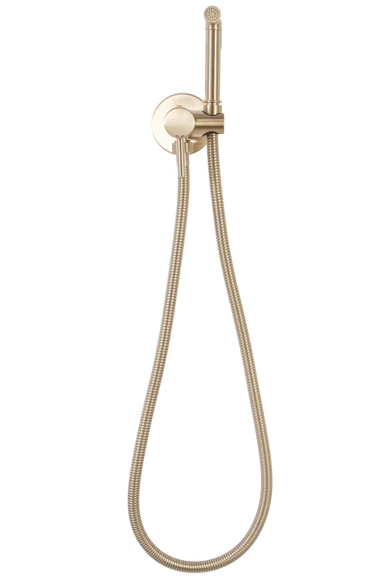 Rubinetto Bidet Rea Lungo Loop Gold Brush
