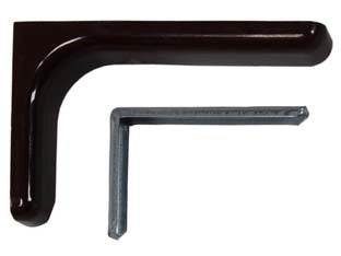 REGGIMENSOLE PER ARREDAMENTO NERE- - mm.240, spessore mm.14 - 2 pezzi