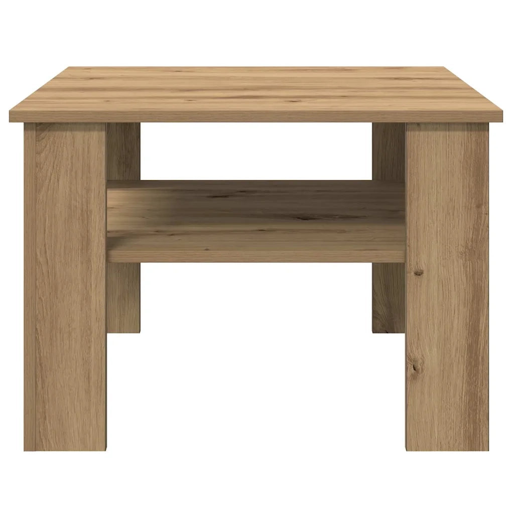 vidaXL Tavolino Salotto Rovere Artigianale 60x60x42 cm in Truciolato
