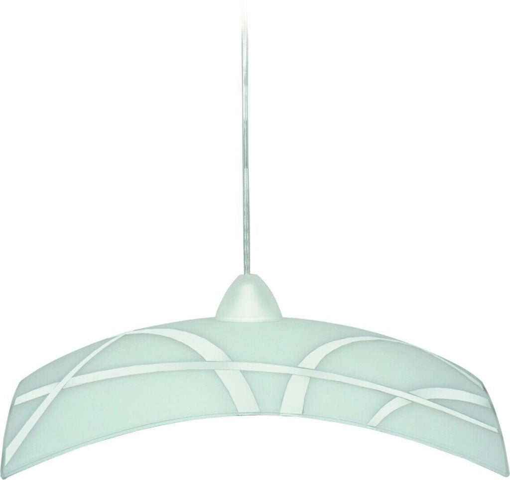Sosp.40X40 1Xe27 M.Trasp.V.Lastra Bianco - E-Energy