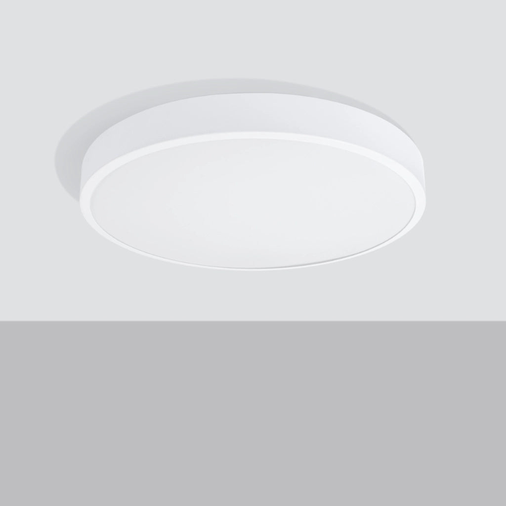 Plafoniera moderna rotonda bianca Ø60 OBSYDI Pure Lume