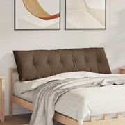Cuscino per Schiena Marrone 160 x 19 x 50 cm Tessuto
