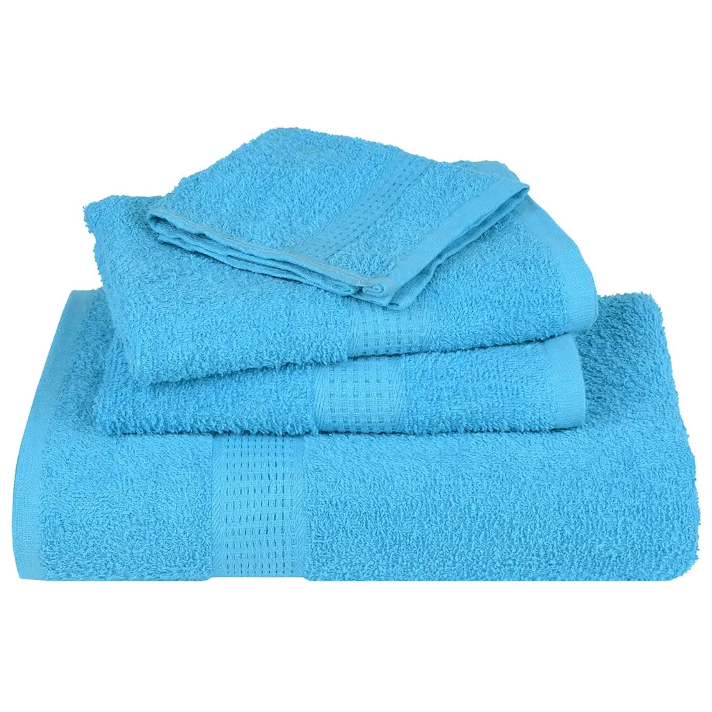 Asciugamani da bagno FROGN 4 pz Turchese 100x150 cm 360 g/m² 136981