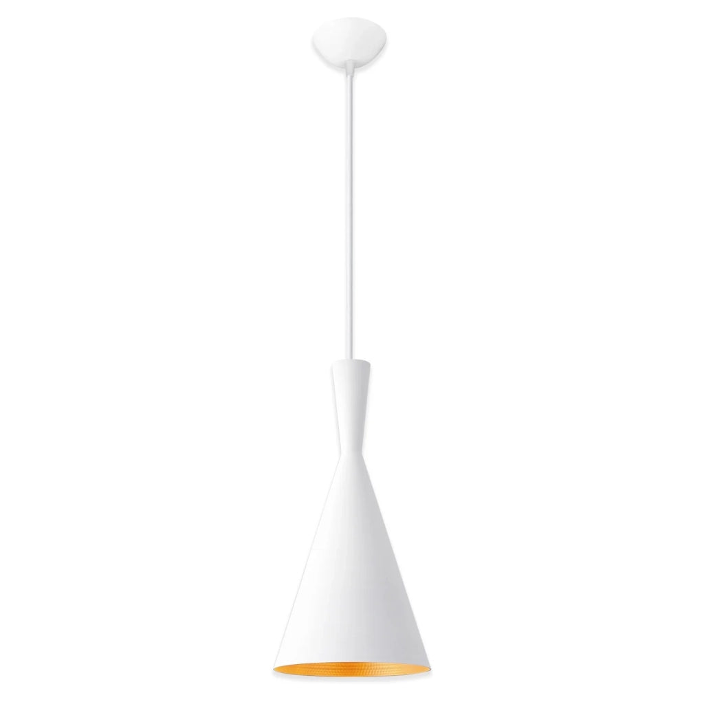 LÚZETE - LAMPADA A SOSPENSIONE IN ACCIAIO BIANCO Ø 18,5 CM ODELL