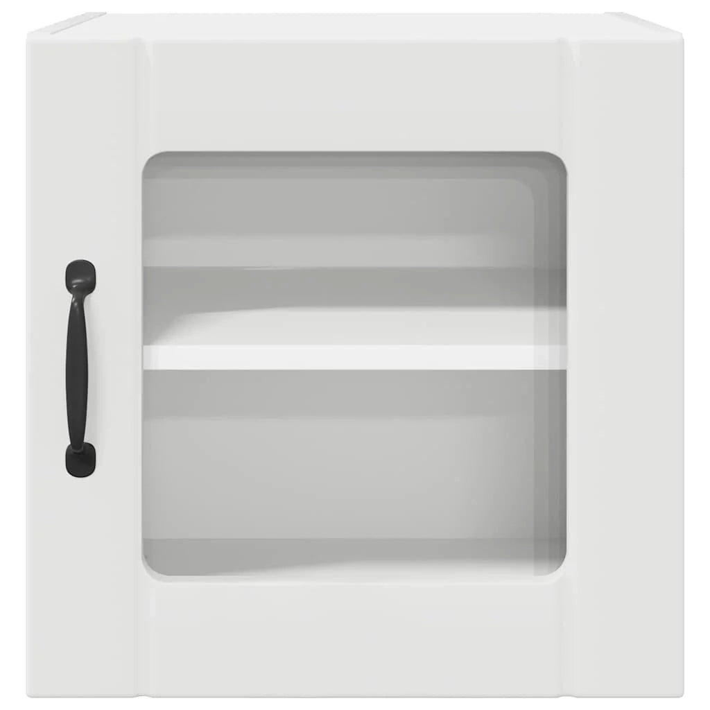 Set di 2 pensili da cucina 40 x 31 x 40 cm design moderno pratici contenitori in legno composito bianco 02_0053864