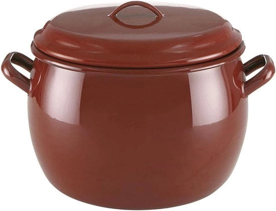 Padella in acciaio con coperchio 22 cm - qualità duratura - adatto a molteplici modalità di cottura