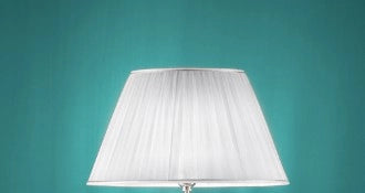 PIANTANA DIDO 1 LUCE OTTANIO E CROMO ATTACCO  E27 D.45CM