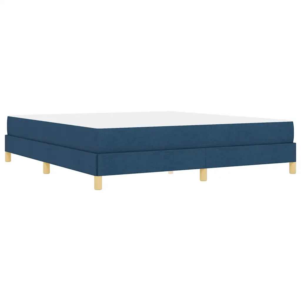 Letto a molle con materasso Blu 180 x 200 cm Tessuto 3398590