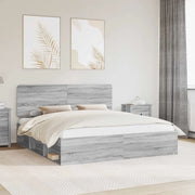 Struttura del letto Grigio Sonoma 180 x 200 cm Pino massello 3412457