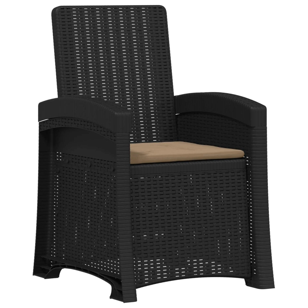 Set da Pranzo per Giardino 7 pz Antracite e Tortora PP 3430137