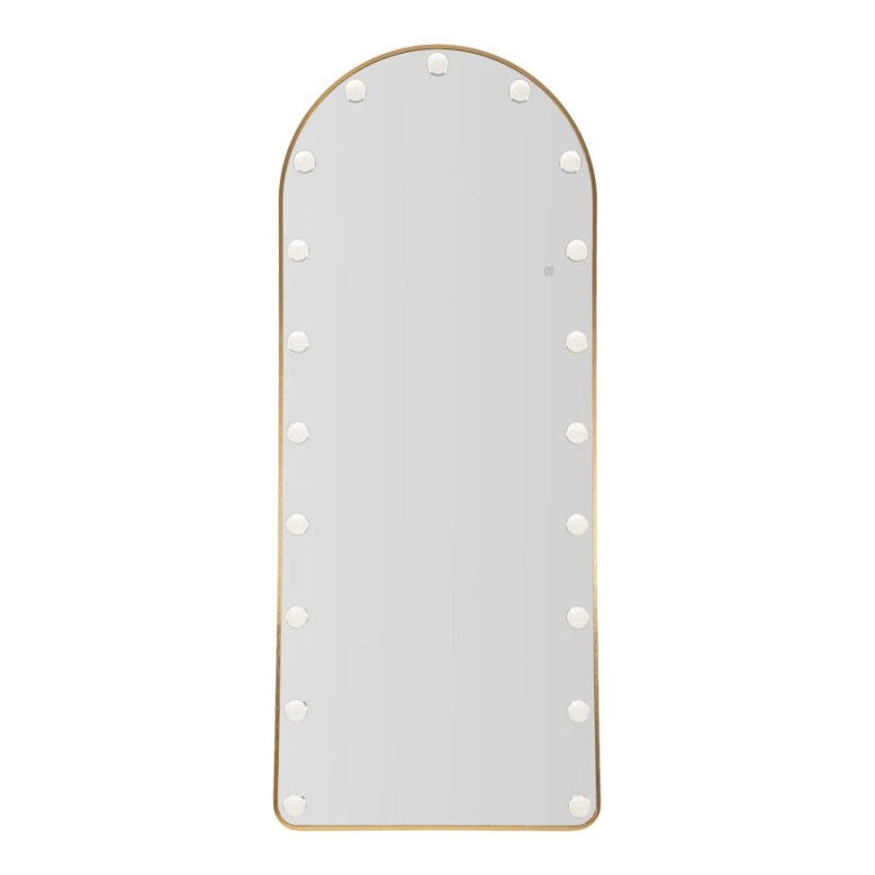 Specchio Da Terra Led Hollywood Arco cm 70x6-45x170 (luce Con 3 Temperature Di Colore)