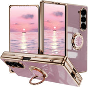 Case schoccorientato per smartphone pieghevole, design ultraleggero con standard di supporto, blu, Protezione per smartphone Samsung pieghevole