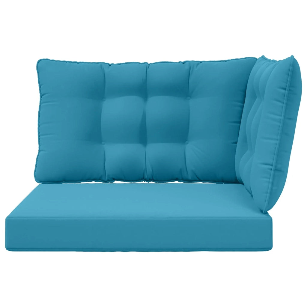 Cuscino per divano da esterno 3 pcs Blu Reale Poliestere 900924