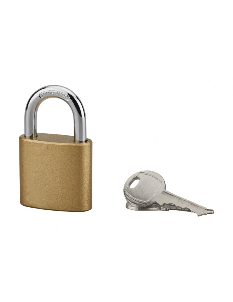 Lucchetto ovale 38 mm, arco in acciaio cementato, 3 chiavi – Serrurerie de Picardie