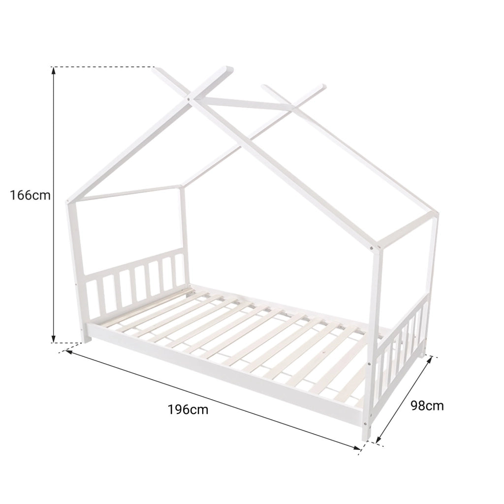 Letto in legno per bambini GASPARD 190x90cm