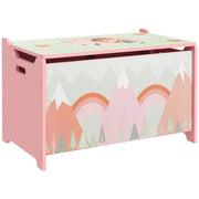 Cassa di stoccaggio con coperchio ¨C zephmum ¨C 60x37x39 cm rosa