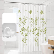 Douchegordino per bagno con finitura verdicata, impermeabile e antimuffa, divisori per bagno per uso domestico