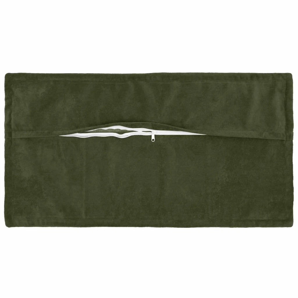 Federa 6 pcs HOUTEN Verde 40 x 70 cm Fleece in microfibra 917877