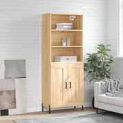 Credenza Rovere Sonoma 69,5x34x180 cm in Legno Multistrato 3189968