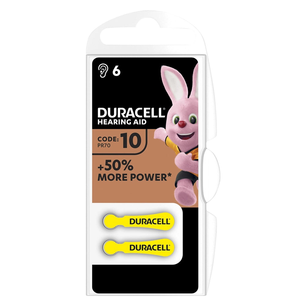 PILA PER APPARECCHI ACUSTICI 'DA 230/10' Pz 6 - 1,4 V  - DURACELL