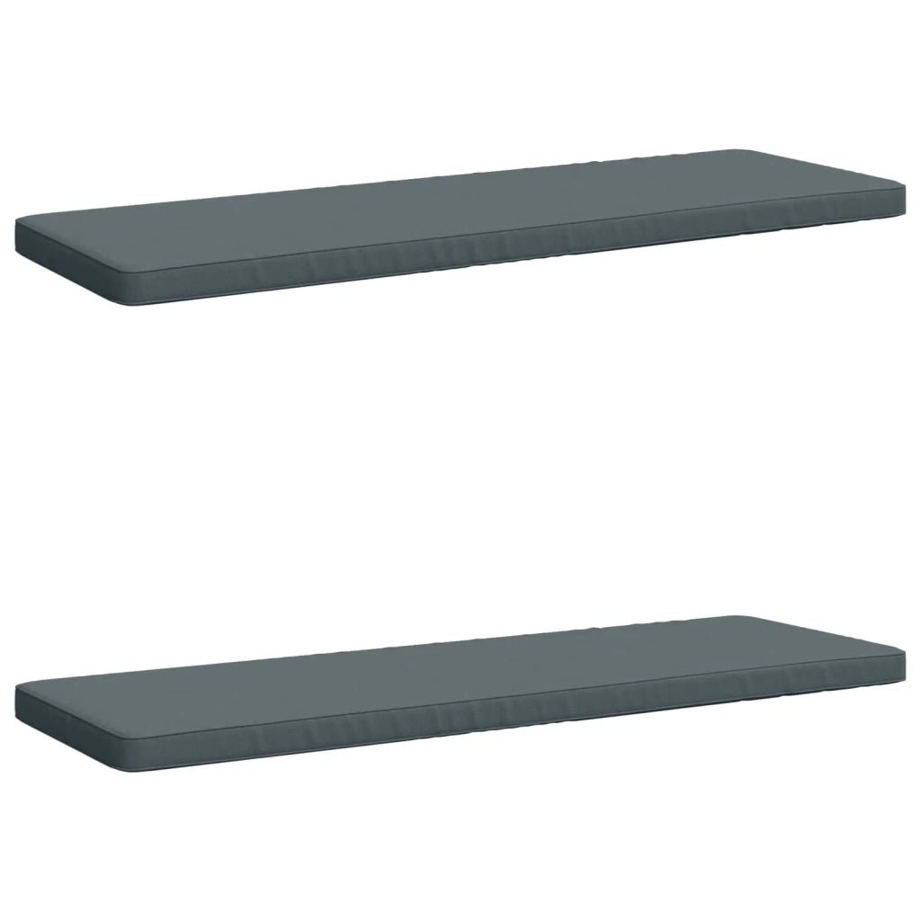 Cuscini per Panchina a 2 Pezzi VUGHT 2 pz 100% Poliestere Blu 952049