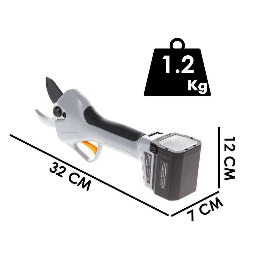 FORBICI ELETTRICHE A BATTERIA FORBICE DA POTATURA KV390 Ø40mm +2BATTERIE VOLPI