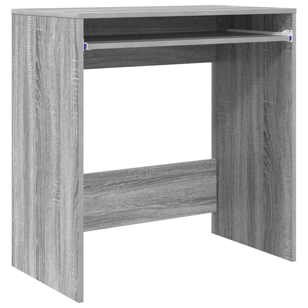 Scrivania | Tavolo da Ufficio Grigio Sonoma 77.5 x 43 x 79 cm Legno multistrato