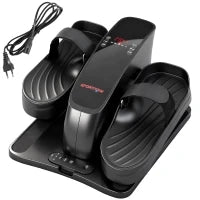Mini pedaliera, 12 velocità, display LED, telecomando, antiscivolo, portatile, in metallo e plastica, Nero