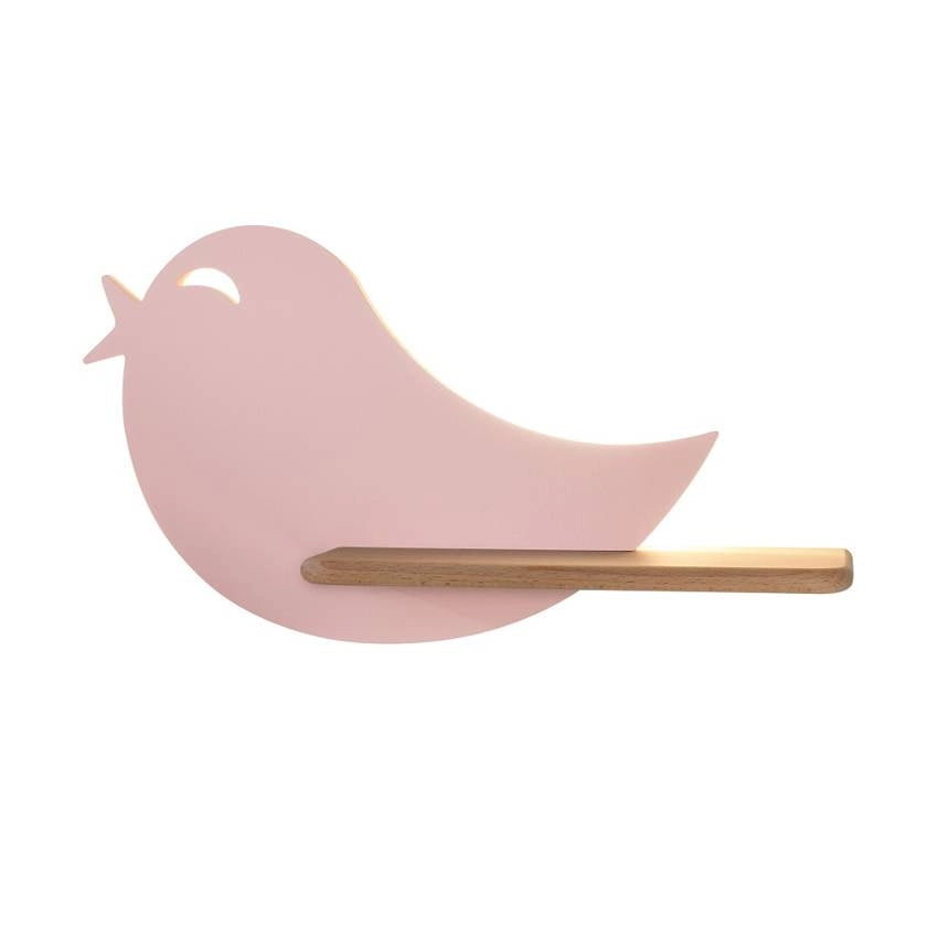 Applique Candellux BIRD rosa/legno LED 4W 4000K 250lm
