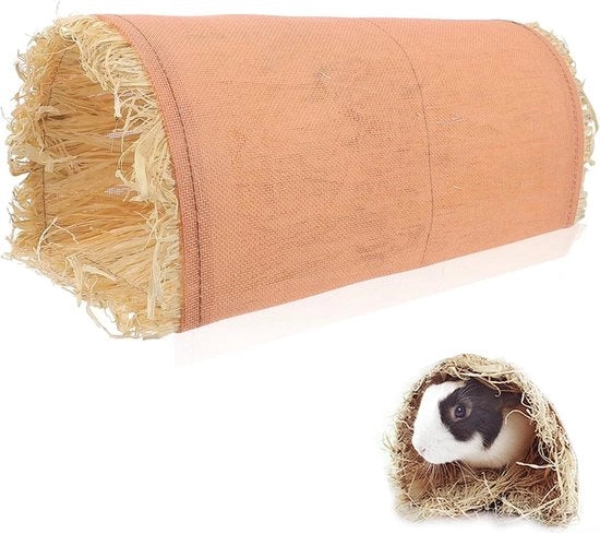 Tunnel di attività per piccoli animali (rosa)