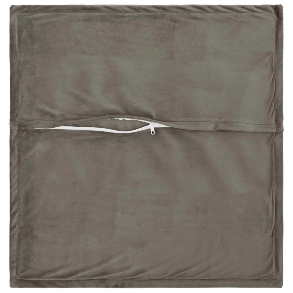 Cuscino con cuscino HOUTEN 12 pz Grigio Chiaro Velluto 935079