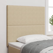 Testiera  Design Semplice Verde Chiaro Grigio 80 cm in Tessuto Corduroy