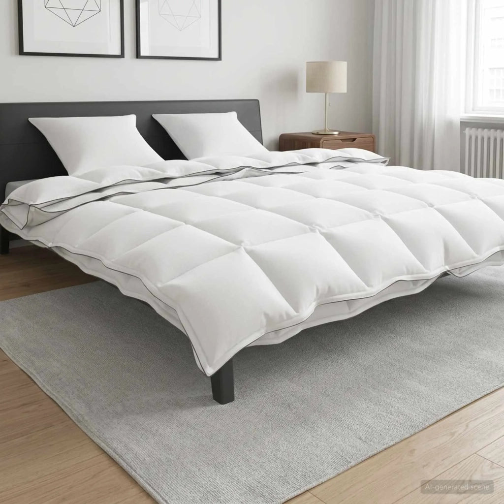 Piumone 200 x 200 cm 100% Cotone Bianco 42041963