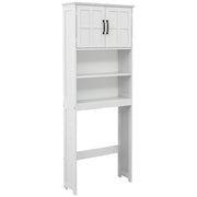 Armadietto Bagno con Ripiani Regolabili ¨C Zephmum ¨C Grigio 60x30x