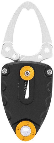Pescatore Portatile - Manicotto Galleggiante - In Acciaio Inossidabile - Manico Robusto - Compacto - Cavo di Acciaio Resistente