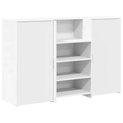 Banco Reception | Scrivania | Tavolo da Ufficio Bianco 155x50x103,5 cm in Legno Multistrato