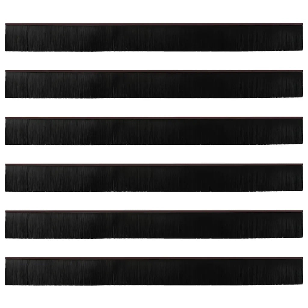 Spazzole per porte a vite 6 pz Marrone 100 cm CFW5987442