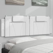 Cuscino Testiera-Cuscino per Testiera Viana Bianco 160 cm in Similpelle