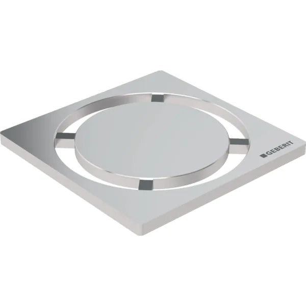 GRIGLIA INOX PER SIFONE DOCCIA DESIGN  8x8 rotondo GEBERIT