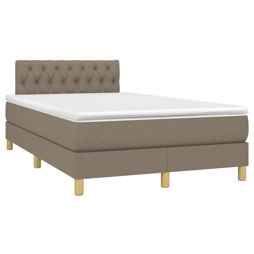 Giroletto a Molle con Materasso Tortora 120x190 cm in Tessutocod mxl 116018
