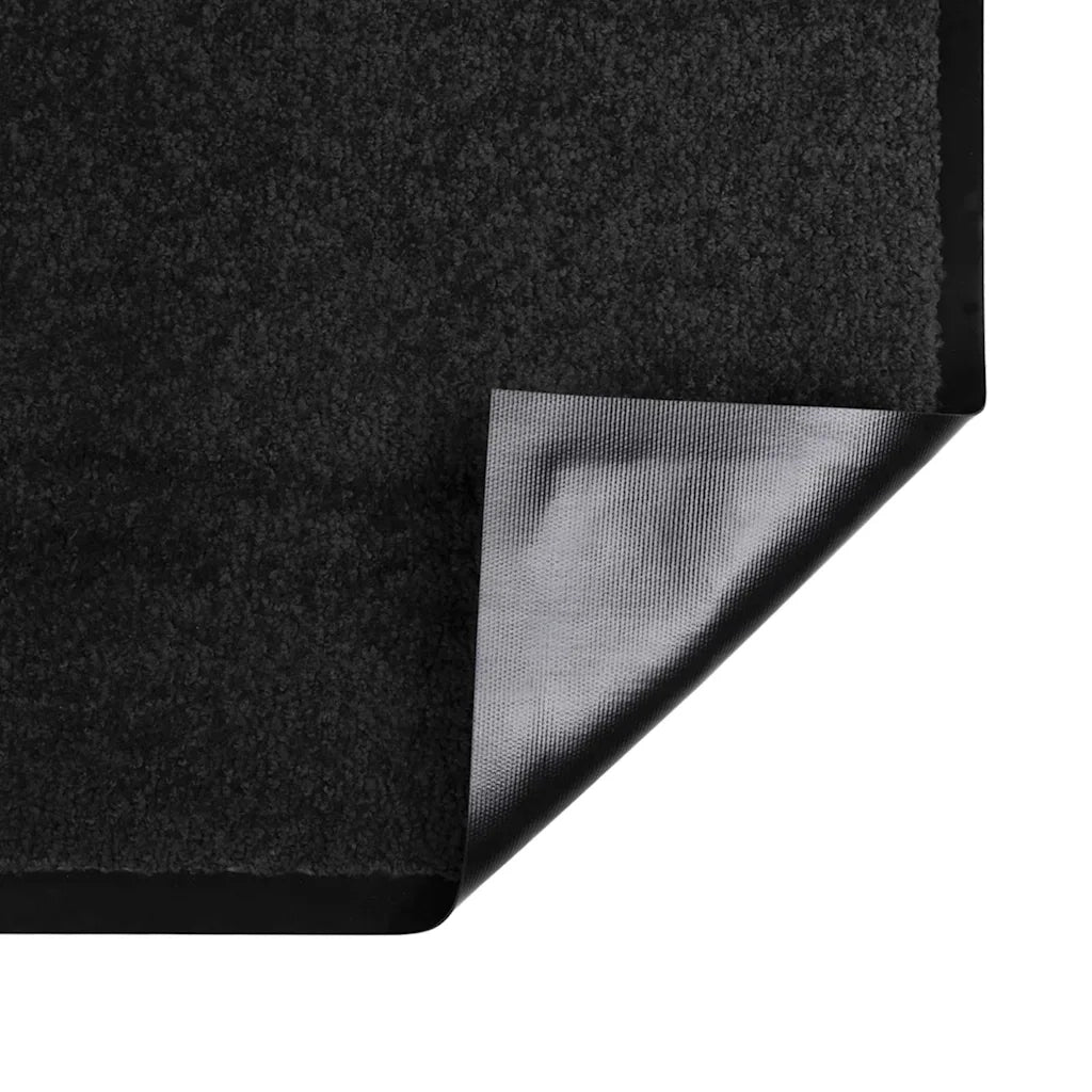 Tappetino Nero 60 x 40 x 1.2 cm Tessuto Teddy 42013439