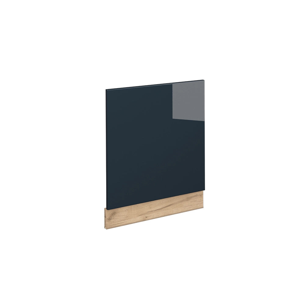 Vicco Mobili da cucina  Blu scuro lucido 60 cm senza piano di lavoro