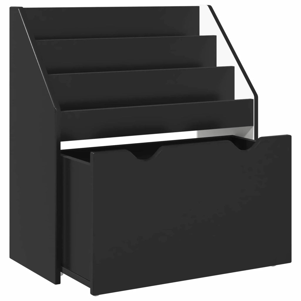 Libreria per Bambini Nero 60 x 29,5 x 69 cm Legno multistrato 892390