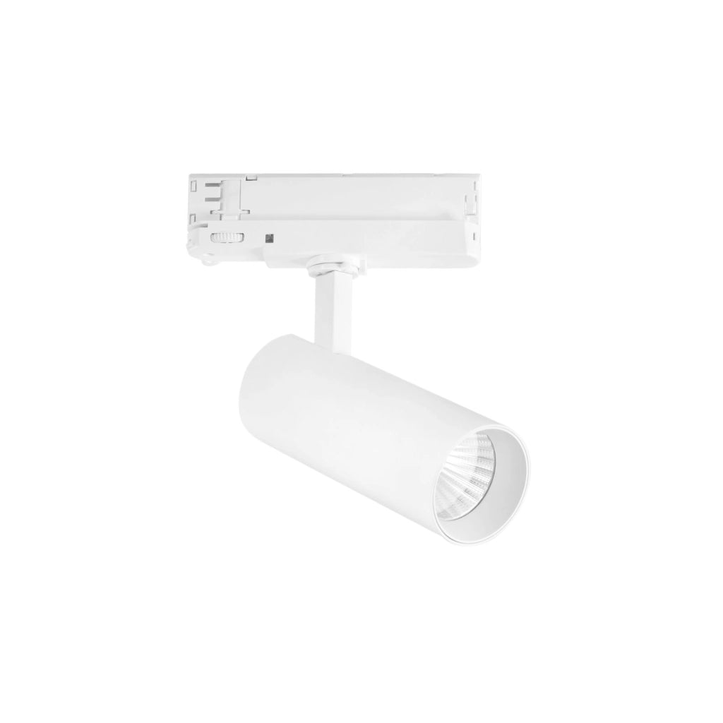 FARO BINARIO PLANE BIANCO LED 20W 2450LM 4000K 6X15CM