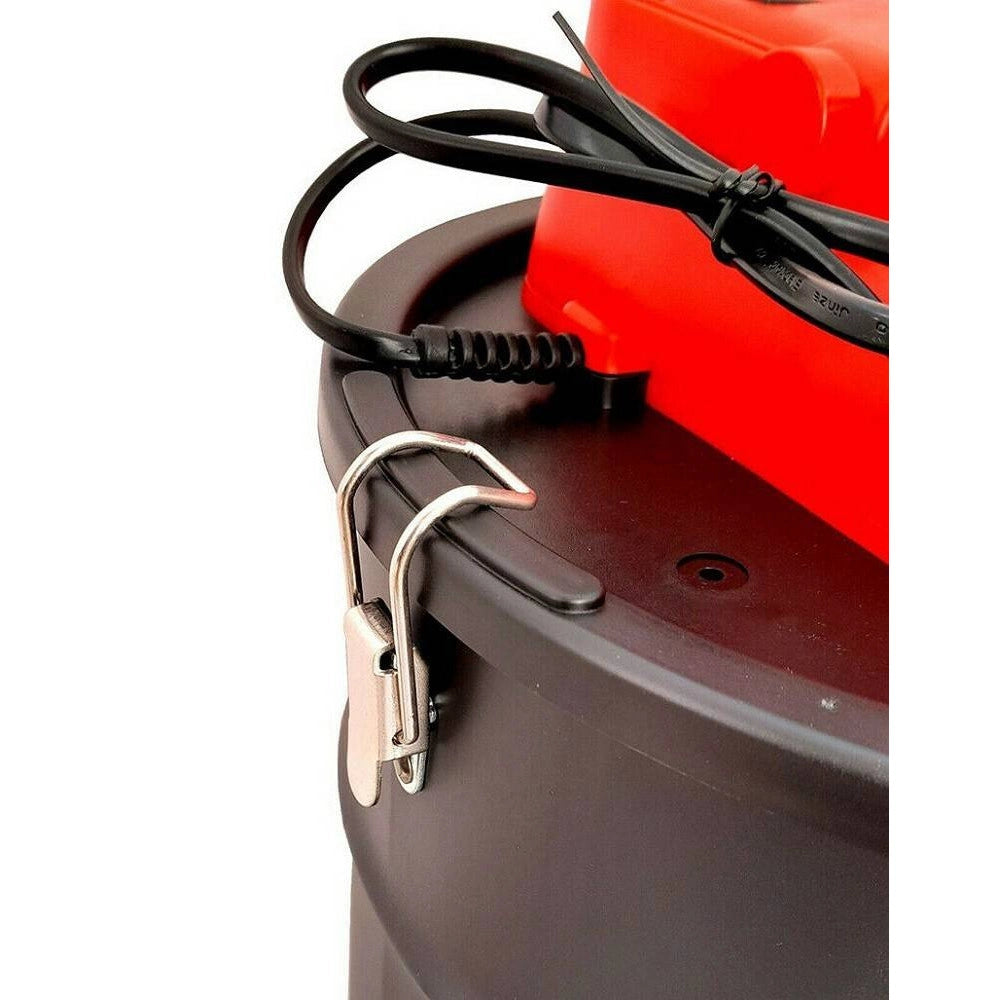 Trade Shop - Aspiracenere 1200w Bidone Aspirapolvere Capacita' 18lt Aspiratore Cenere Foglie -