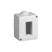 Elettroit serie starlight ip40 contenitore 1p protetto per serie civili compatibile plana